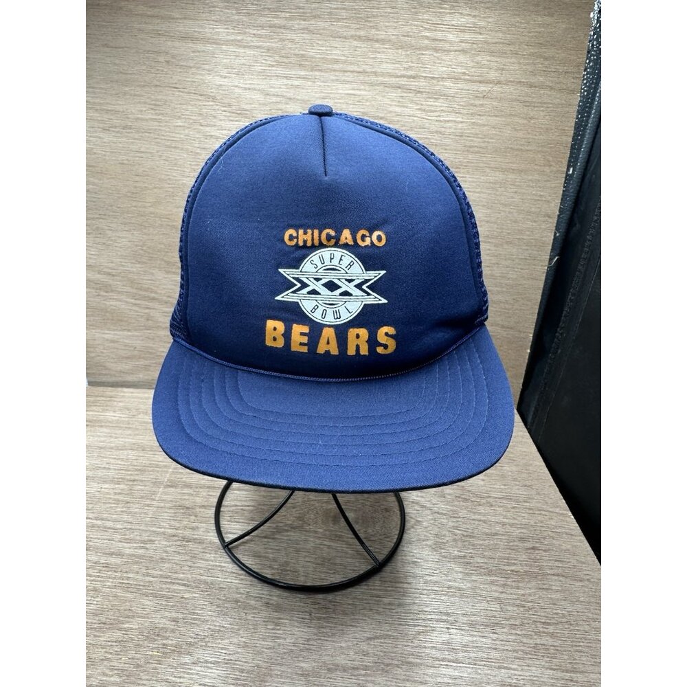 Vintage Chicago Bears Super Bowl XX 1985 Winner Trucker Hat